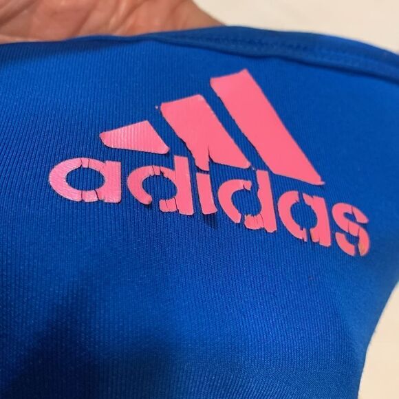 Adidas size small royal blue sports bra with no padding - Picture 5 of 5